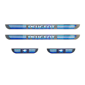 برچسب پارکابی خودرو مدل چراغ دار 4B مناسب برای پژو 206 بسته چهار عددی