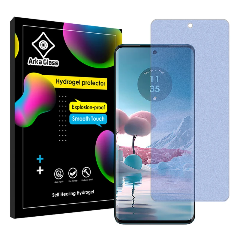 محافظ صفحه نمایش مات ضد اشعه آبی آرکا گلس مدل Tough مناسب برای گوشی موبایل موتورولا Edge 40 Neo