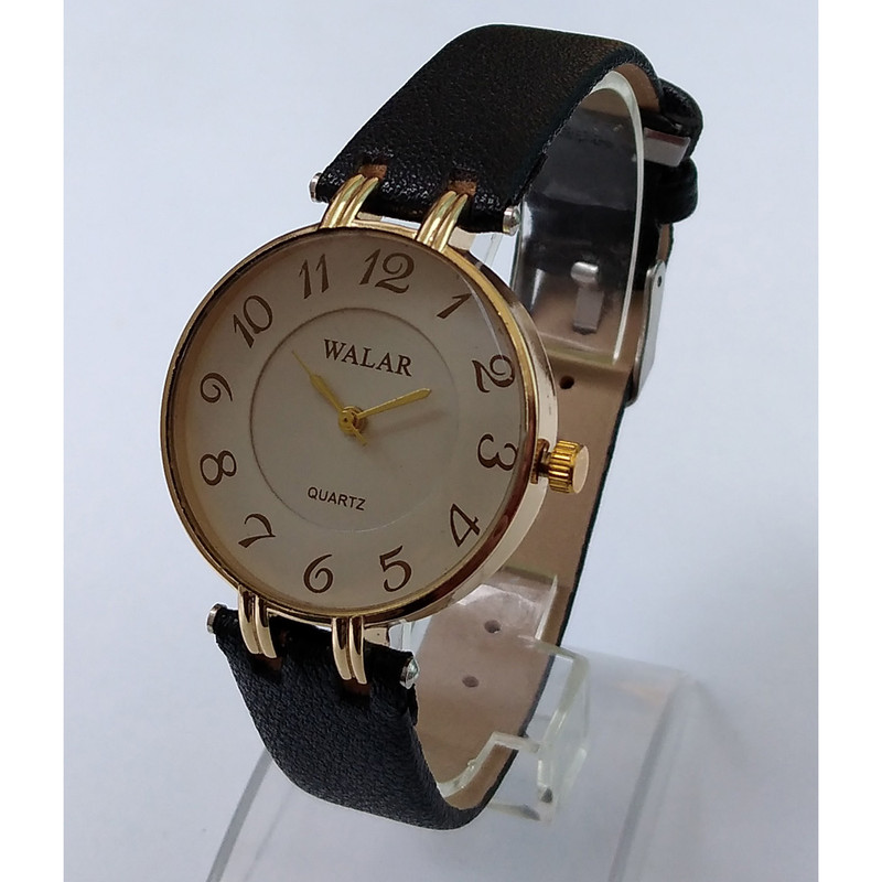 ساعت مچی عقربه ای دخترانه والار مدل بندچرمی کلاسیک ساعت مچی عقربه ای دخترانه والار مدل بندچرمی کلاسیک