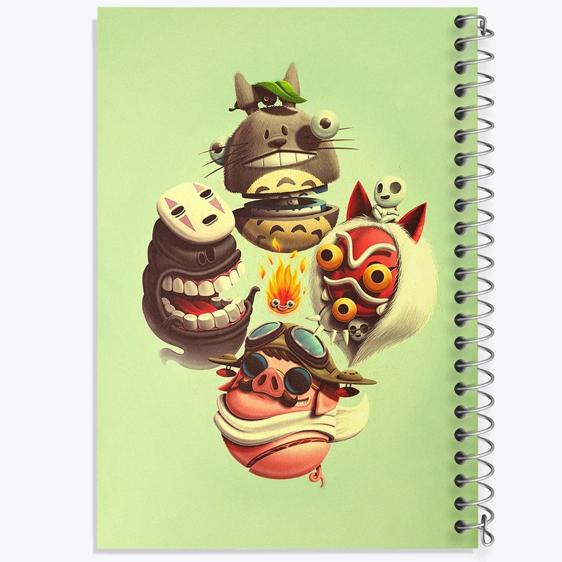 دفتر مشق 100 برگ خندالو طرح انیمه کد F135