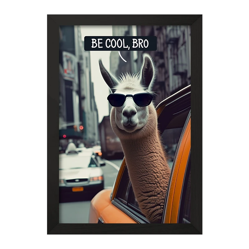 تابلو خندالو مدل لاما کد F9721