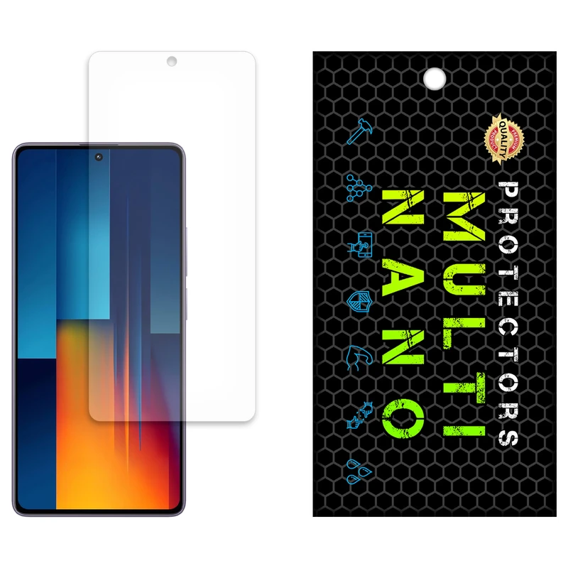 محافظ صفحه نمایش مات مولتی نانو مدل X-S1M مناسب برای گوشی موبایل شیائومی Poco M6 pro