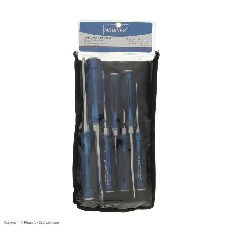 مجموعه 7 عددی پیچ گوشتی موبینس کد 01