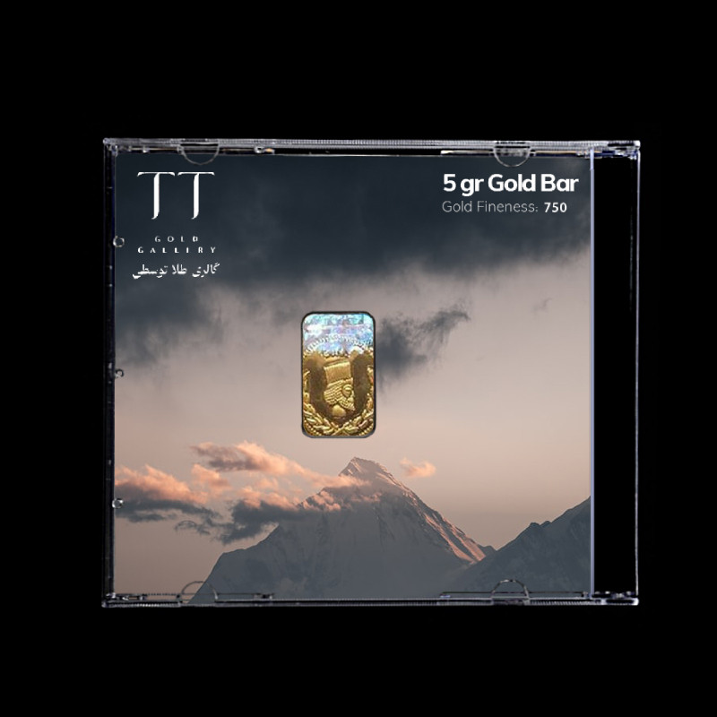 شمش طلا 18 عیار گالری طلا توسطی مدل C0C994