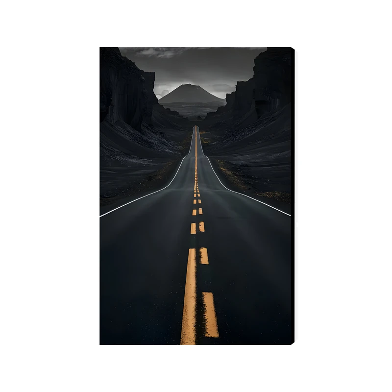 تابلو شاسی عرش مدل منظره زیبا جاده کد As3142