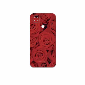 MAHOOT Red-Flower Cover Sticker for Xiaomi Poco C3