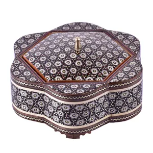 شکات خوری خاتم کاری مدل دالیا کد K-16