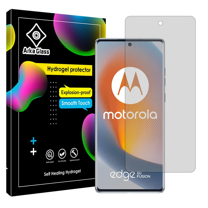 محافظ صفحه نمایش شفاف آرکا گلس مدل Tough مناسب برای گوشی موبایل موتورولا Edge 50 Fusion