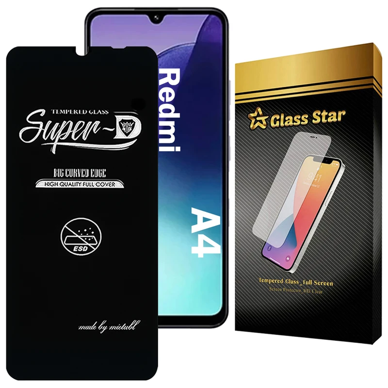 محافظ صفحه نمایش گلس استار مدل SUPERDNS مناسب برای گوشی موبایل شیائومی Redmi A4 