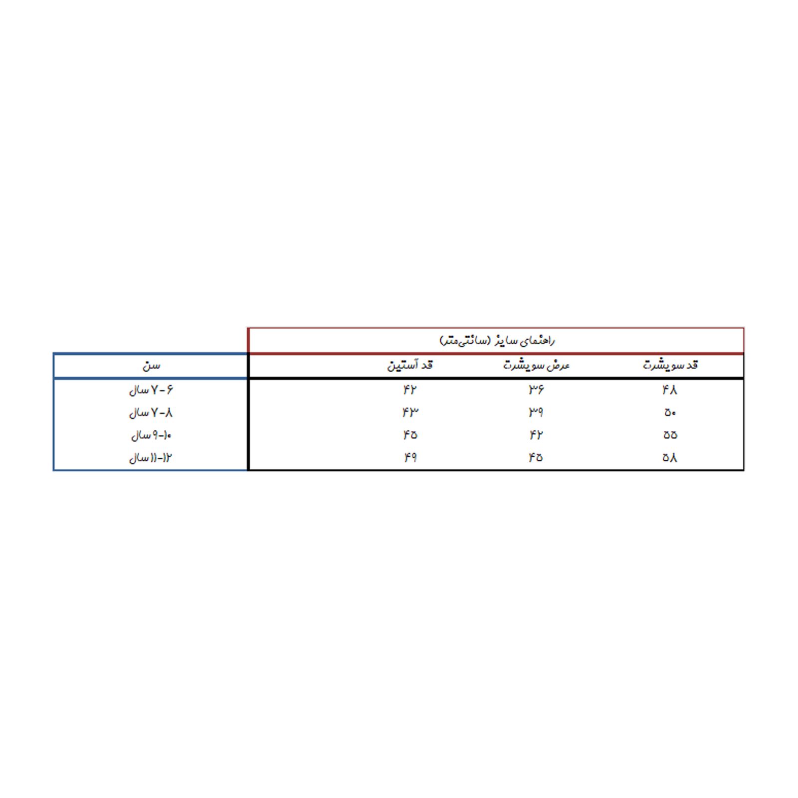 سویشرت پسرانه بانالی مدل شجاع کد ۱۶۴۱ -  - 2