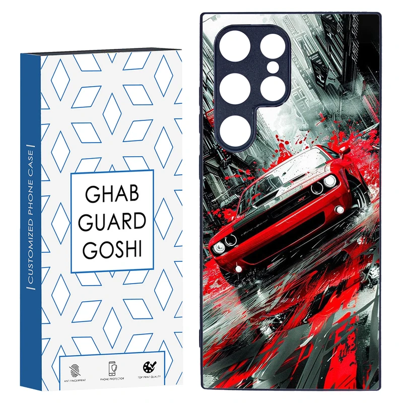 کاور قاب گارد گوشی طرح ماشین کد TPU-091 مناسب برای گوشی موبایل سامسونگ Galaxy S24 ULTRA