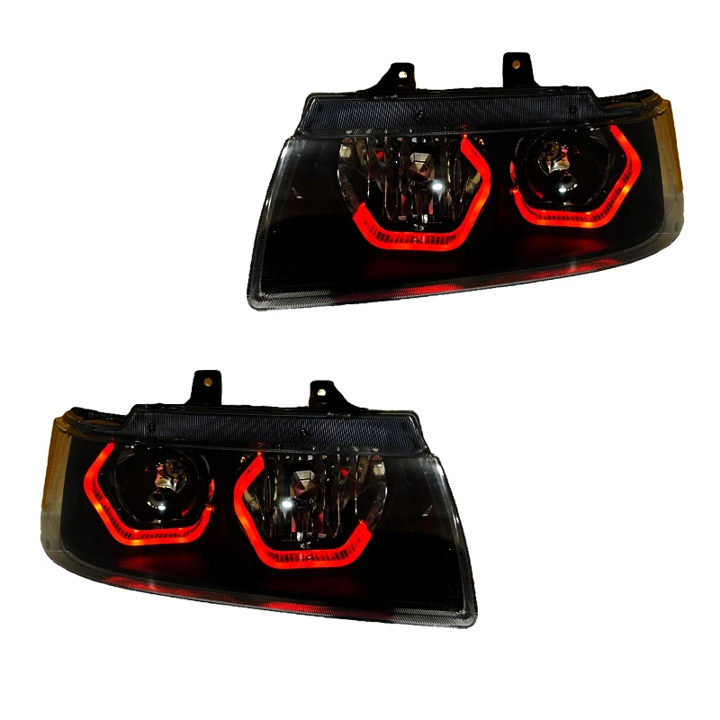 چراغ جلو خودرو گروه پژوهش صنعت مدرن مدل 3D-I8-B-R مناسب برای سمند بسته دو عددی