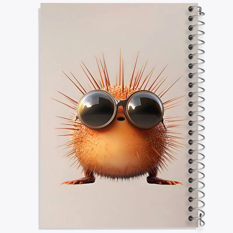 دفتر شطرنجی 50 برگ خندالو طرح هیولای بامزه کد N5951