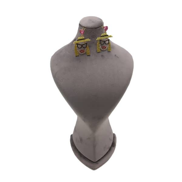 گوشواره دخترانه مدل صورت دختر