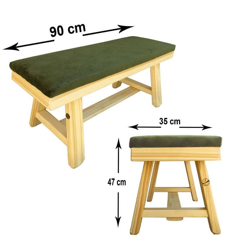 نیمکت دو نفره میم کاف مدل کلاسیک خودرنگ