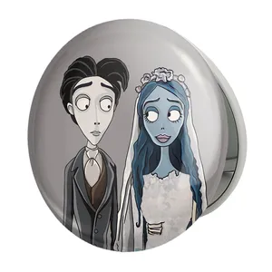 آینه جیبی خندالو طرح انیمیشن عروس مردگان مدل تاشو کد 27820 