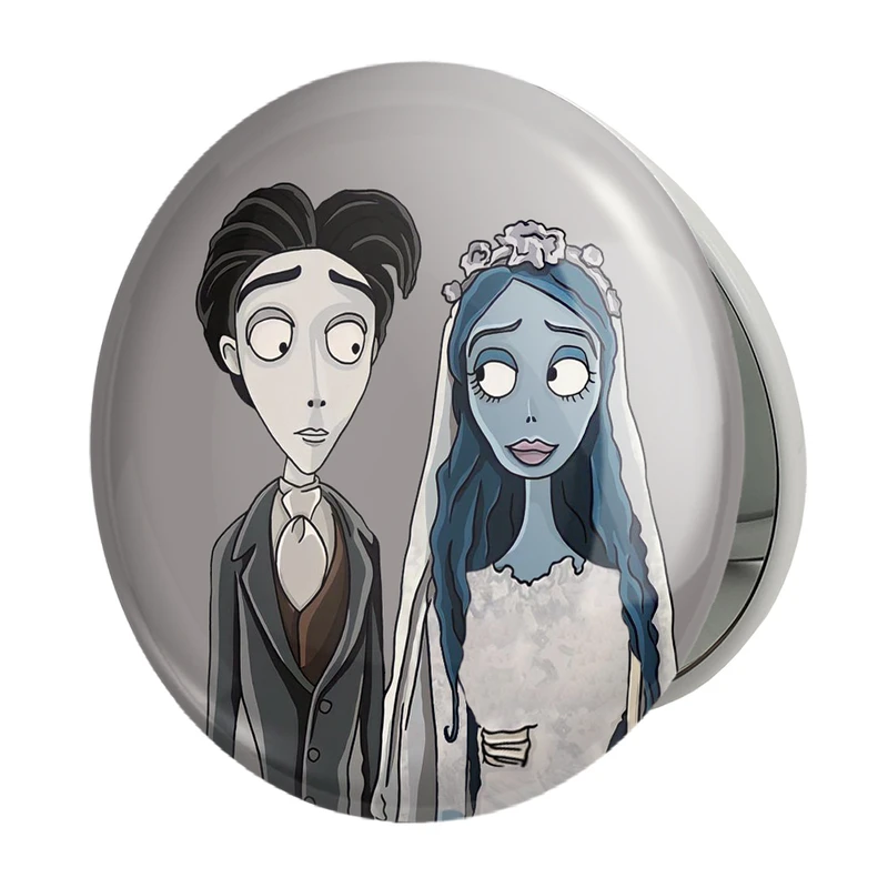 آینه جیبی خندالو طرح انیمیشن عروس مردگان مدل تاشو کد 27820 