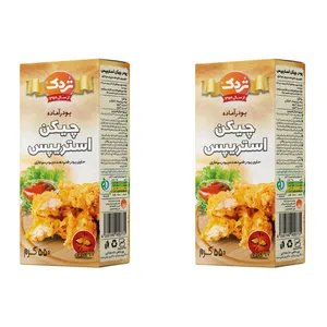 پودر چیکن استریپس تردک - 550 گرم بسته 2 عددی