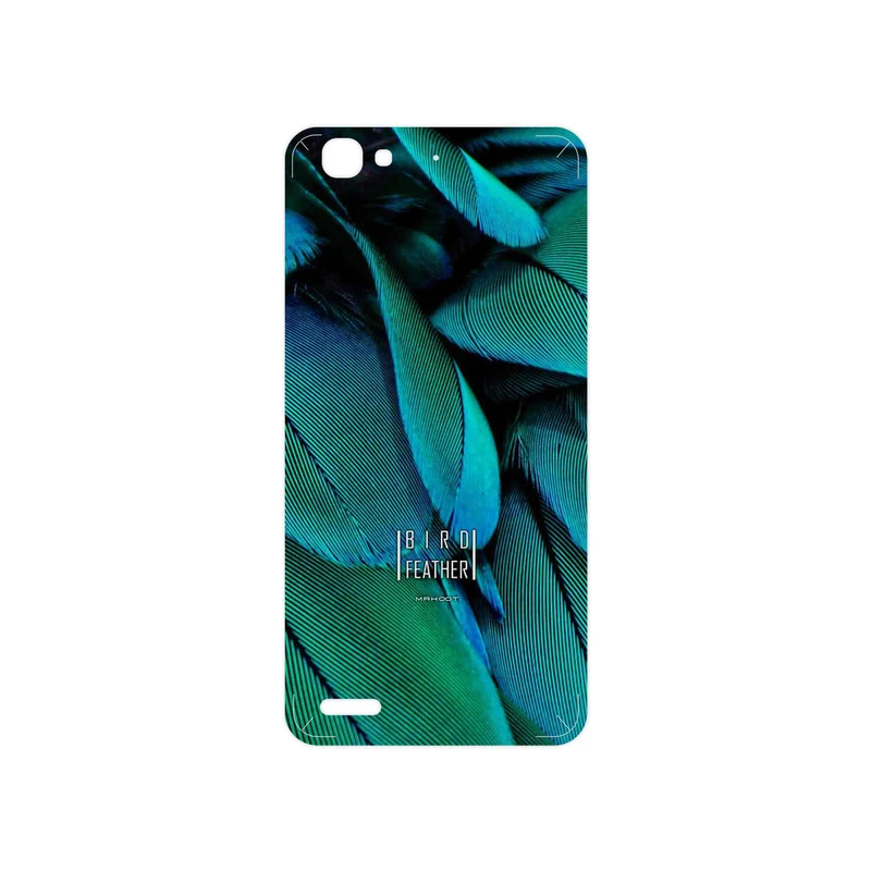 برچسب پوششی ماهوت مدل Green Feather مناسب برای گوشی موبایل هوآوی GR3