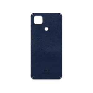 MAHOOT Deep-Blue-Leather Cover Sticker for Xiaomi Redmi 9 Activ