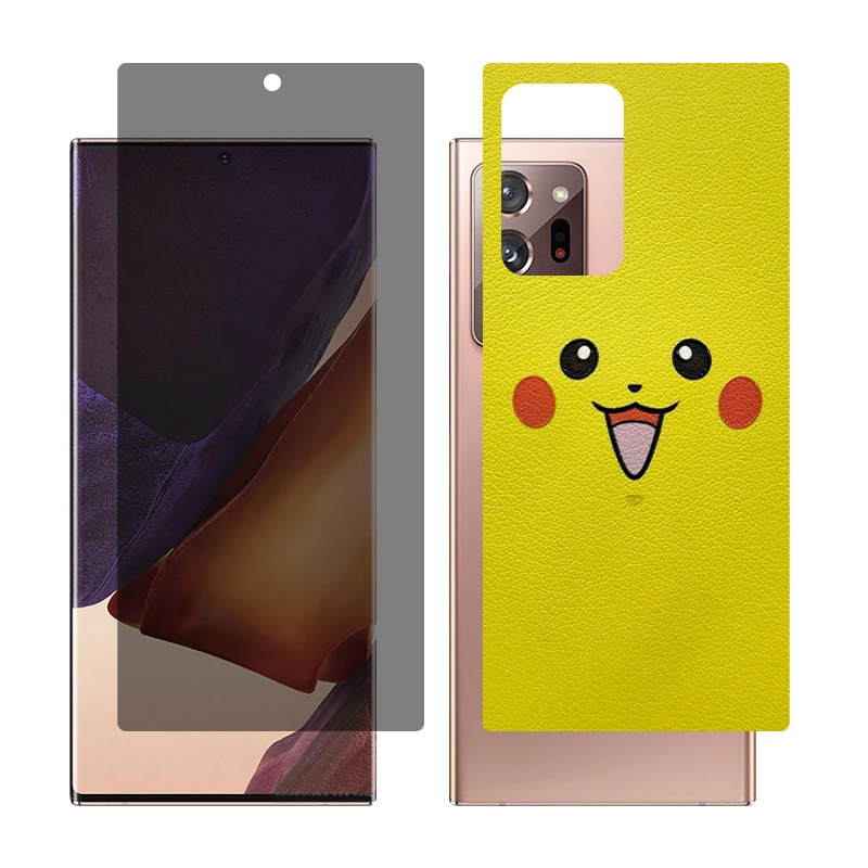 محافظ صفحه نمایش حریم شخصی گلس مدل Together مناسب برای گوشی موبایل سامسونگ Galaxy Note20 Ultra 5G به همراه برچسب پوششی پشت گوشی 