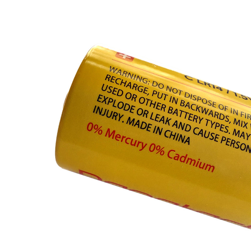 باتری C پاناتک مدل Alkaline LR14 طرح 1.5 ولت بسته ۲ عددی
