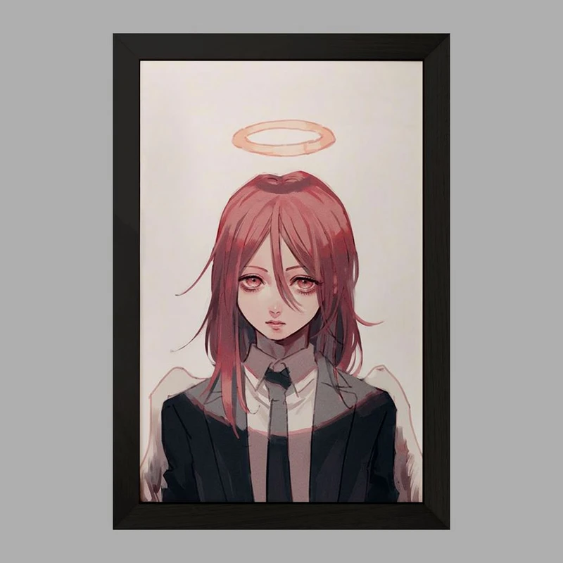 تابلو خندالو مدل انجل انیمه مرد اره ای Chainsaw Man  کد 22337