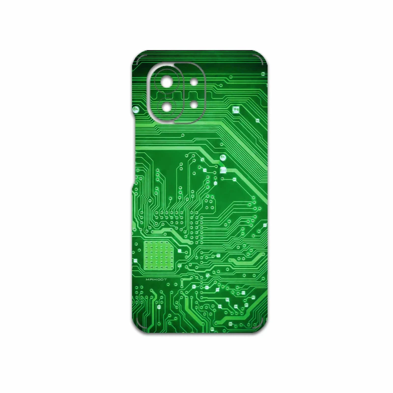 برچسب پوششی ماهوت مدل Green-Printed-Circuit-Board مناسب برای گوشی موبایل شیائومی Mi 11 5G