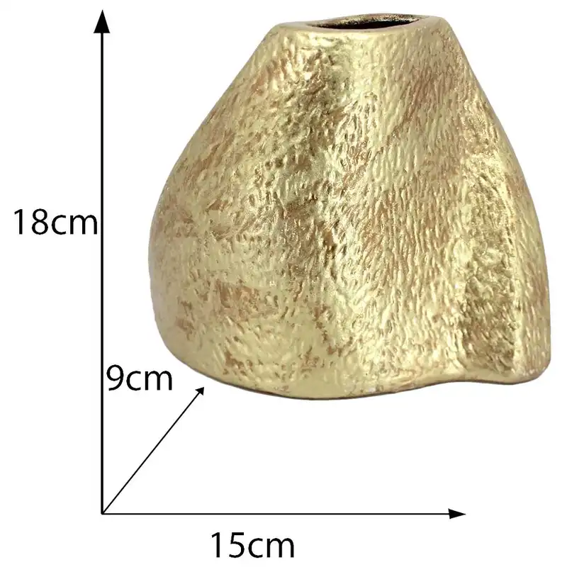 گلدان سفالی طرح موجی