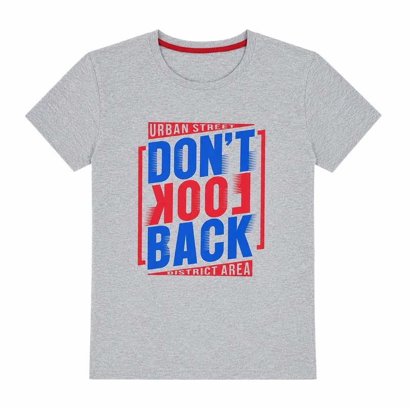 تی شرت آستین کوتاه پسرانه پیپرتس مدل DONT LOOK BACK