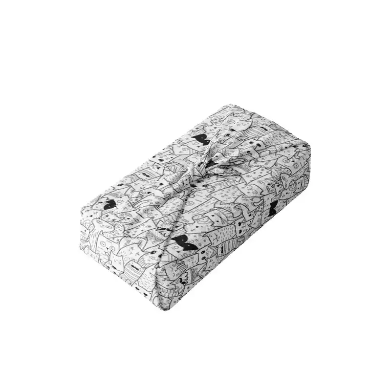 کاغذ کادو ترمه طراحان ایده مدل پترن گربه های کیوت کد strm0198