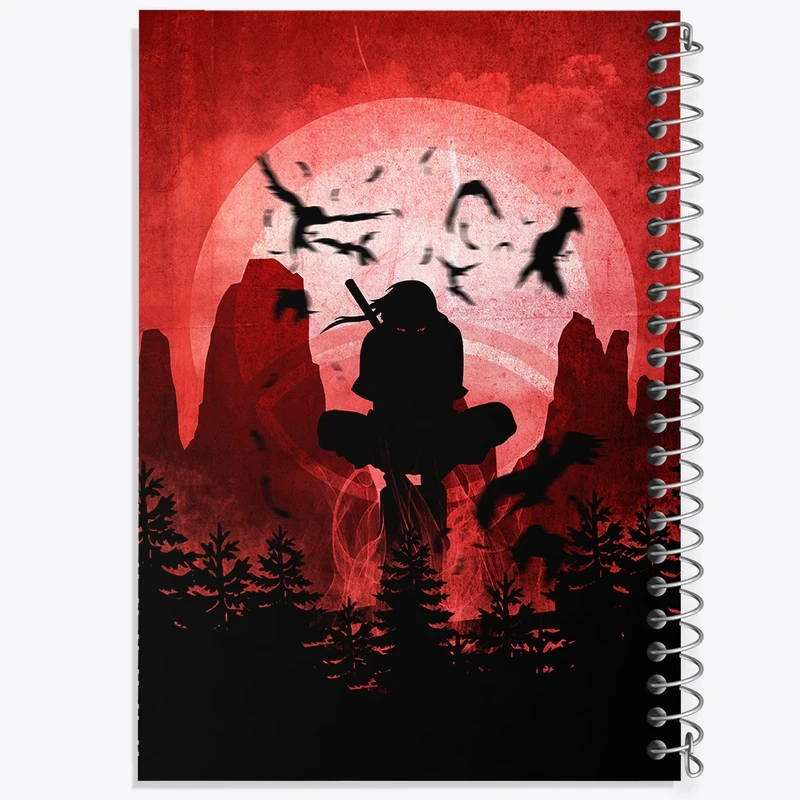 دفتر شطرنجی 50 برگ خندالو مدل انیمه شارینگان کد F821