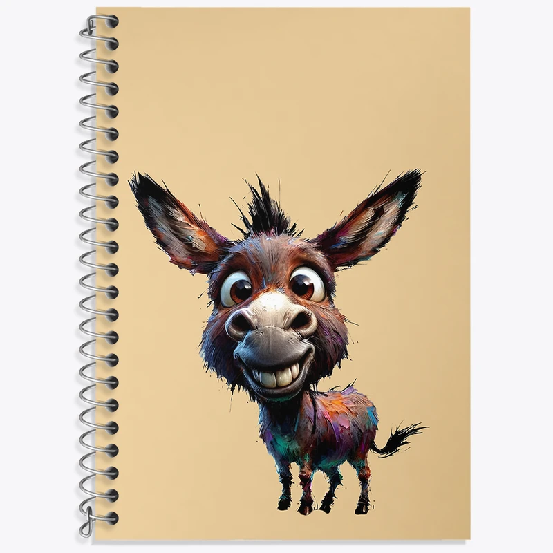 دفتر لغت 50 برگ خندالو طرح الاغ بامزه کد N5524