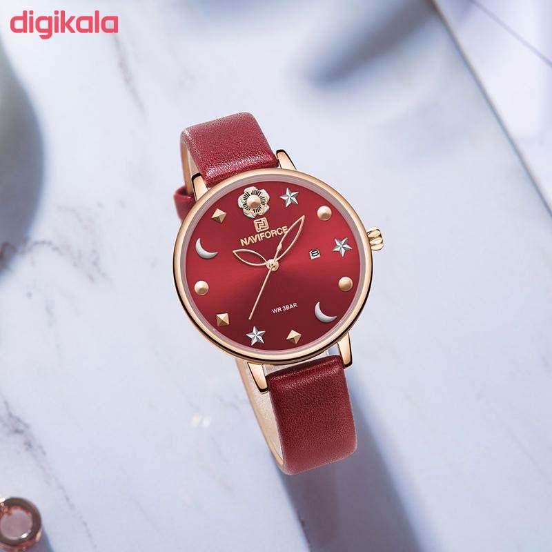 ساعت مچی عقربه ای زنانه نیوی فورس مدل NF5009 R