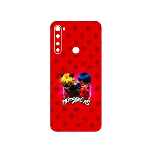 MAHOOT Ladybug and Cat Noir Cover Sticker for Xiaomi Redmi Note 8