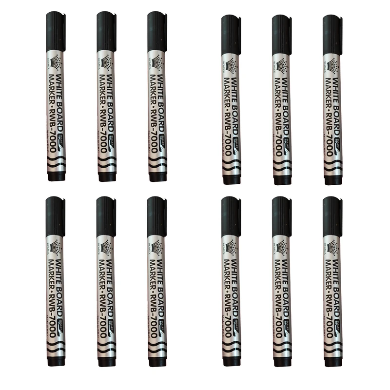 ماژیک وایت برد رومکس کد 7000 بسته 12 عددی 