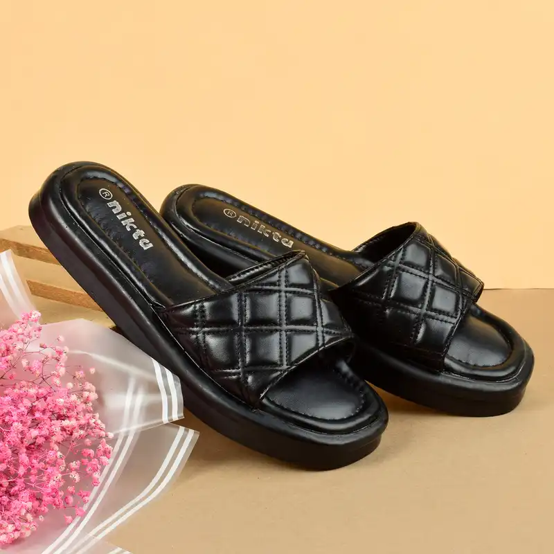 دمپایی زنانه نیکتا مدل تارانتینو BK.4053