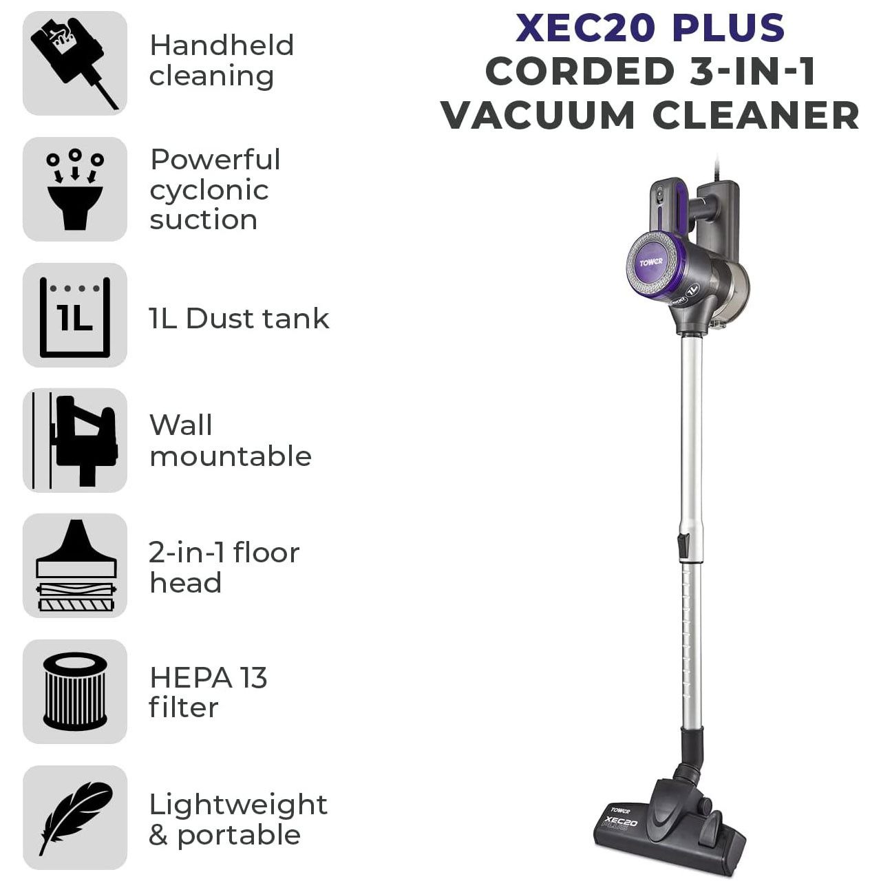 جاروبرقی تاور مدل T513005