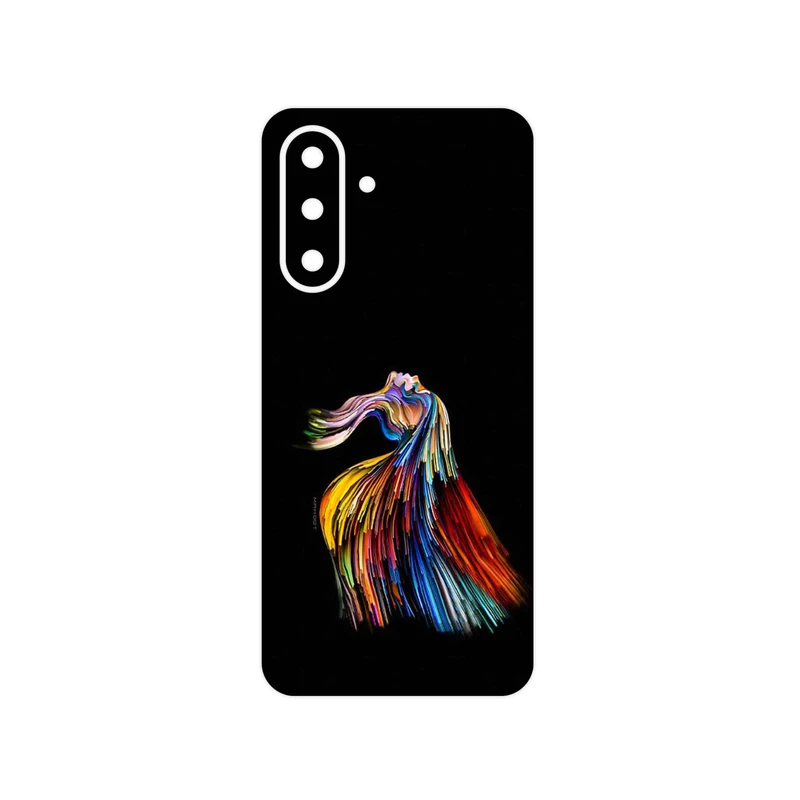 برچسب پوششی ماهوت مدل Rainbow Hair Digital Art مناسب برای گوشی موبایل سامسونگ Galaxy A26