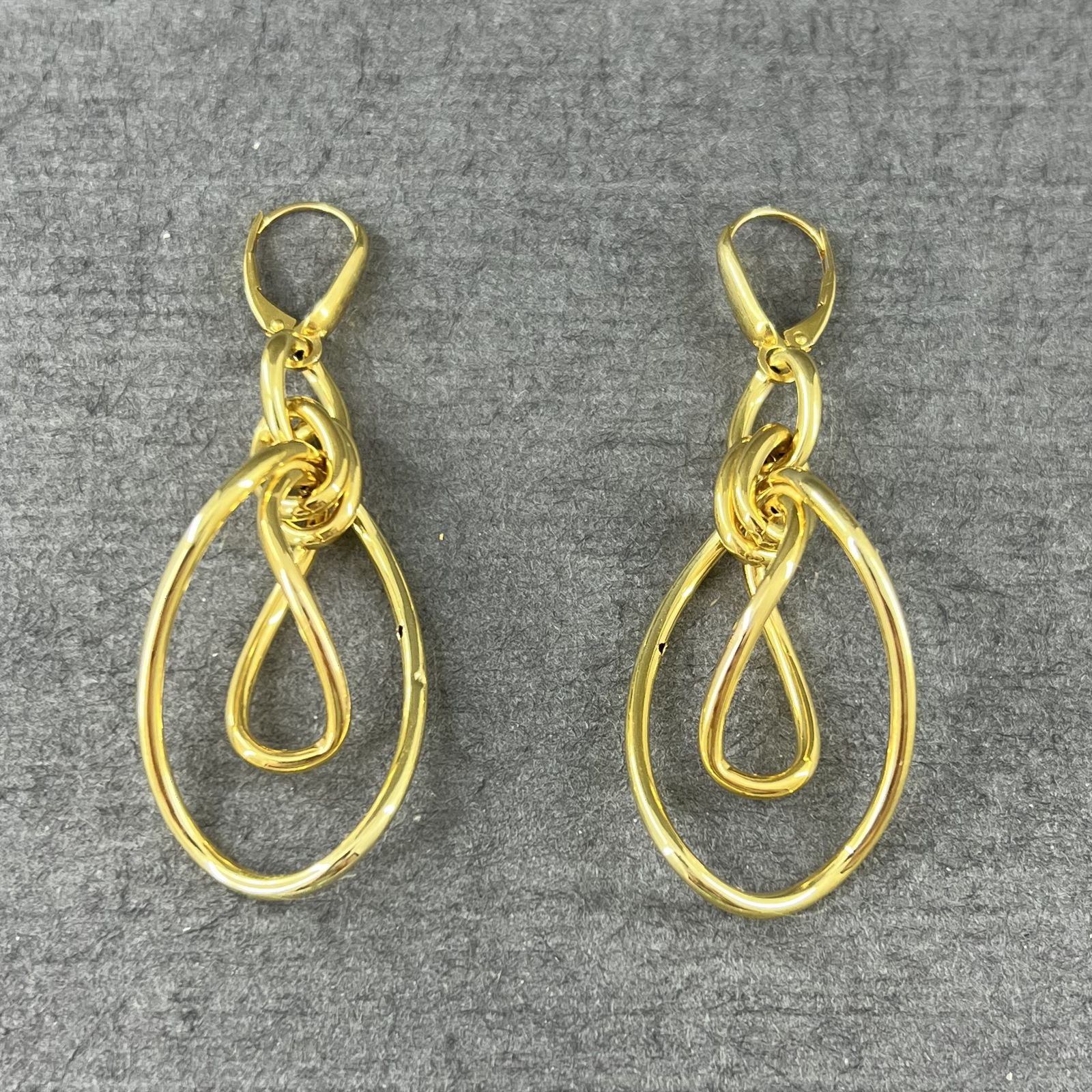 گوشواره طلا 18 عیار زنانه دوست خوب مدل dk542 - - 1