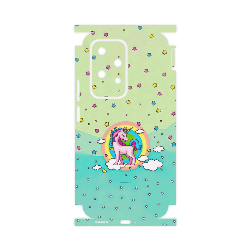 برچسب پوششی ماهوت مدل Rainbow unicorn adventure-FullSkin مناسب برای گوشی موبایل آنر 200 Lite