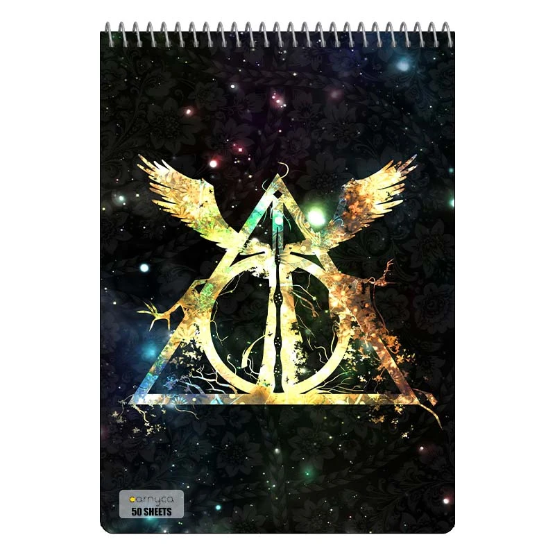 دفتر نقاشی 50 برگ سیمی کارنیکا طرح هری پاتر Harry Potter کد 98283