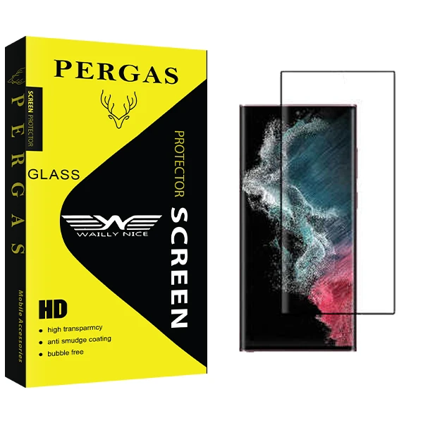 محافظ صفحه نمایش شیشه ای وایلی نایس مدل Pergas مناسب برای گوشی موبایل سامسونگ Galaxy S22 Ultra 5G