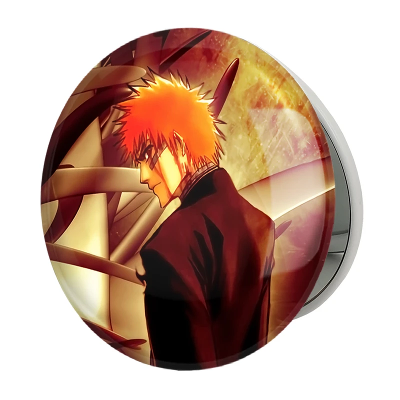 آینه جیبی خندالو طرح ایچیگو انیمه بلیچ Bleach مدل تاشو کد 12017 