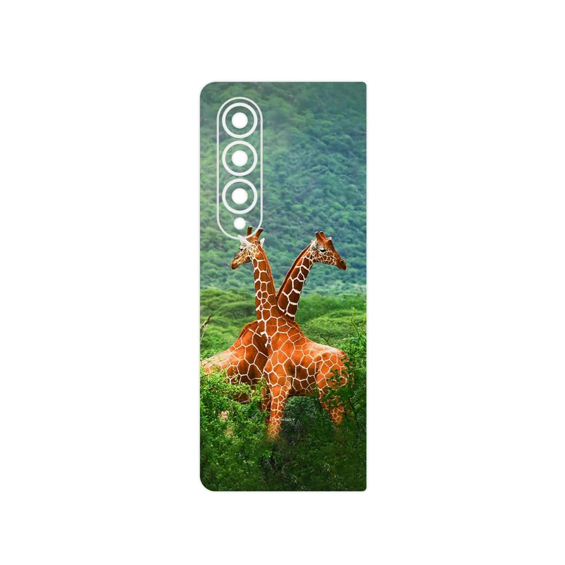 برچسب پوششی ماهوت مدل Giraffe مناسب برای گوشی موبایل سامسونگ Galaxy Z Fold4