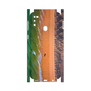 MAHOOT Beach and Green Sea-FullSkin Cover Sticker for Samsung Galaxy M21  2021 Edition