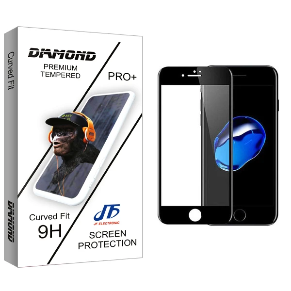محافظ صفحه نمایش جی اف مدل Diamond glass مناسب برای گوشی موبایل اپل iPhone 7/8