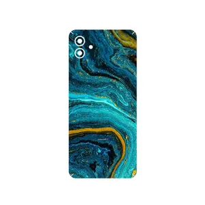 MAHOOT Turquoise marblewith golden streaks Cover Sticker for Samsung Galaxy A04