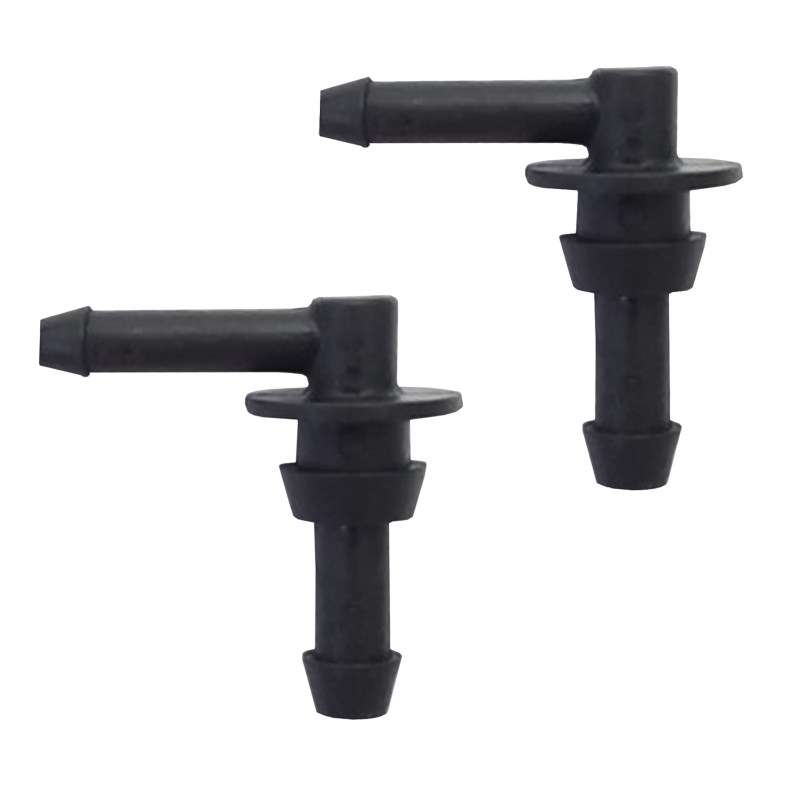 زانویی شیشه شوی و آبپاش خودرو  مدل 0909 مناسب برای پژو 405 بسته 2 عددی