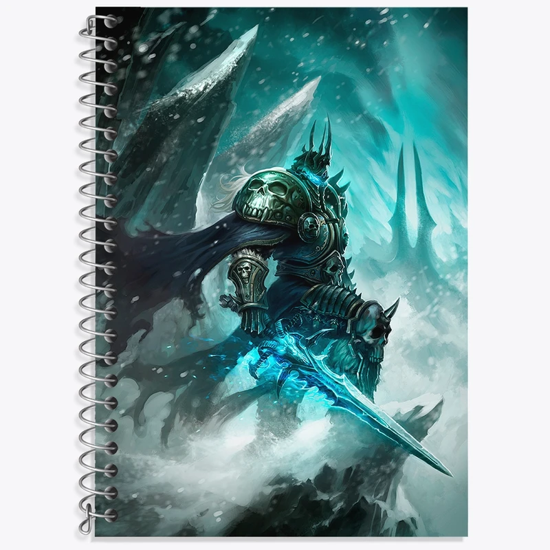 دفتر زبان 50 برگ خندالو مدل دو خط طرح بازی دنیای وارکرفت (World of Warcraft) کد 31833